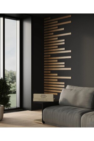 شريط تزيين الجدران من MNZ 5 أحجام مختلفة (100 سم + 80 سم + 60 سم + 40 سم + 20 سم) إجمالي 25 لوحة - Step And Maker