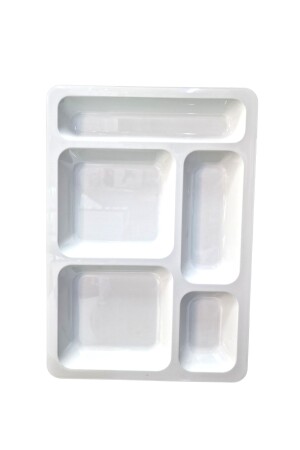 MNZ-بوليكاربونات 5 مقعد الطاولة الخدمة الذاتية طبق 12 قطعة - Matar Endüstriyel Mutfak Ekipmanları