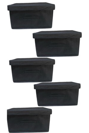 منظمة صندوق MNZ، كيس تخزين صندوق، صندوق متعددة الأغراض، منظمة الغطاء 5 قطع 5pcs - TURİNHOME