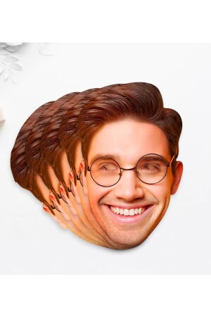 هدية من الـ MNZ الحفلة البكالورية المخصصة المرحة قناع الوجه العريس - 5 قطع Bitmeden122840 - Bk Gift