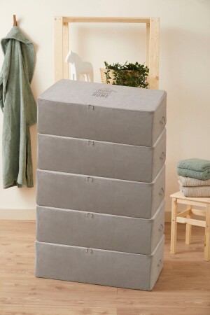 حقيبة تخزين من النظام التجاري (MNZ) 5 قطع حجم كبير لون الرمادي تحت مخزن القاعدة التقاطع المعدل المعدل المعدل حقيبة تخزين الل - renklibebek