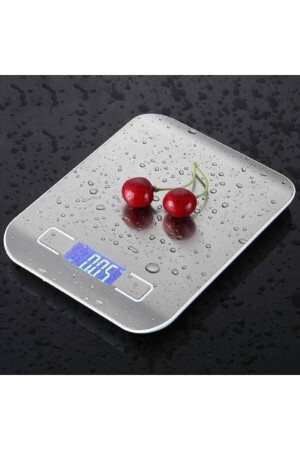 MNZ-بلاطين المطبخ مقياس رقمية الوزن الدقيق 5 كجم مع شاشة LCD - Lilya Home