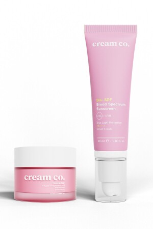 كريم وجه MNZ مساومة لون الجلد مضادة للوثائق / الرجل مرطبة 50+ SPF حماية اثنين - Cream Co.
