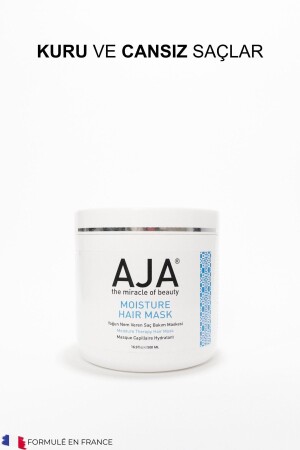 MNZ- ترطيب- إحياء الرطوبة العلاج الشعر قناع رعاية الشعر الجاف 500ml - Aja