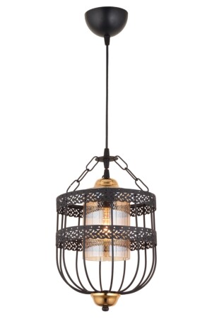 مصباح النفط المتوحد MNZ الأسود عصري للأسفل المواجهة الشنابل 5025 - KARDELEN AYDINLATMA AVİZE