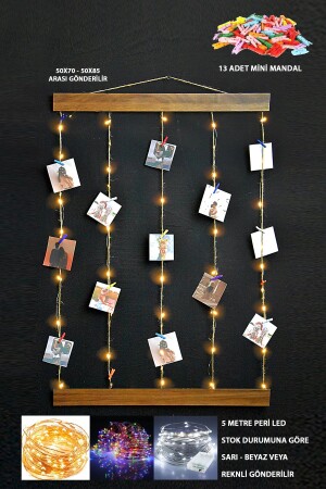 مُضيء MNZ معلقة الصور مع صلب، جدار ذكرى مدفوع، إطار صورة خشبية 50x75 yh903 - yhfoto