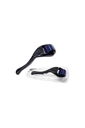 مادة تدليك الشعر من طراز MNZ 540 الإبر سوداء 1.0mm للشعر المنقش - Dermaroller