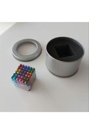 MNZ-المنتج هو 5mm تماما (الصورة التي تم قياسها مع مقياس هو في الصورة الأخيرة. - نيوديميوم مكعب ملونة كرات المغناطيس نيو - NEOCUBE