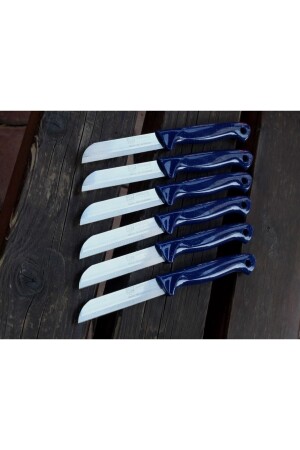 MNZ-فاكهة وخضروات سكين زرقاء 6 قطع صلبة 1. - Solingen