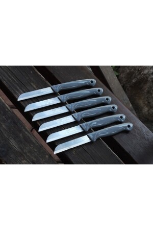 MNZ-أصل الفاكهة والخضروات سكين الفضة 6 قطع مصممة الهيكلات المسموقة12 - Solingen