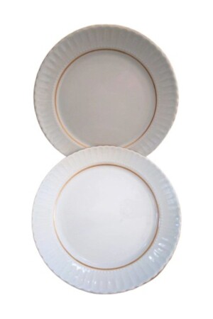 لوحة خدمة MNZ - لوحة ذهبية - 6 قطع 25 سم - Kütahya Porselen