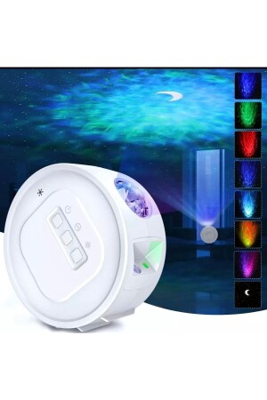 مُرَاكِب السماء من النجوم من MNZ مشهد الضوء الليلي 6 ألوان مصابيح الموج المحيط 360 bk755255 - Meyra Accessories