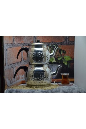 علبة شاي مصممة من الألومنيوم من نوع MNZ رقم 6: (4.2 لتر لـ 9 أشخاص) P231S3972 - qpazar