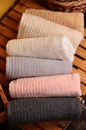 مجموعة من الـ MNZ من 6 50*90 سم من الـ HandFace Towels -crn- CRN1 - SHAL HOME