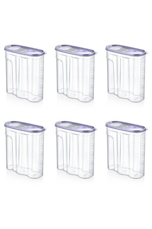 حاوية غذائية من طراز MNZ 6 قطع 6 ليترات SAKBFELİX8865 - Genel Markalar