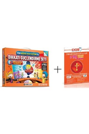 مجموعة تعزيز الاهتمام من قبل MNZ عمر 6 + اختبار الاهتمام البصري - Adeda Yayınları