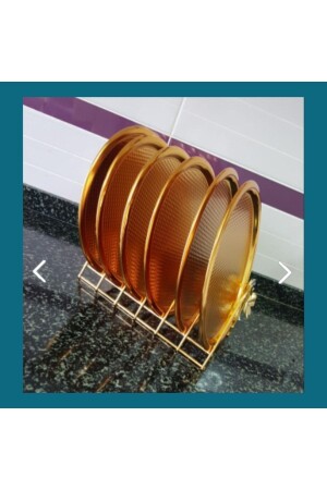 MNZ-معدات معدنية معدنية معدنية الصفحة الذهبية الصلبة 6 قطع الصلبة الذهبية - Cephome