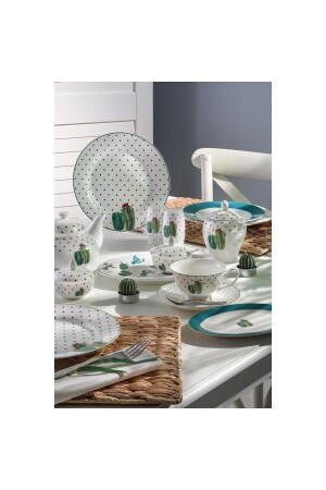 مجموعة الإفطار من كاكتوس من طراز MNZ لـ 6 أشخاص - D2r 1500022187 - Pierre Cardin