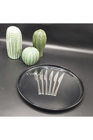 سكين طعام من طراز MNZ 6 قطع من الفولاذ - Genel Markalar