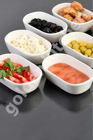 MNZ- الإفطار 6. طقم تريليا البيضاوي GLDNKTCHN19 - GoldenKitchen