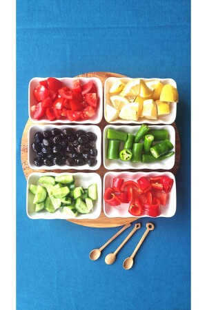 MNZ-فطور خفيفة وعاء السيراميك 6 حزمة قطرات - Kardanev