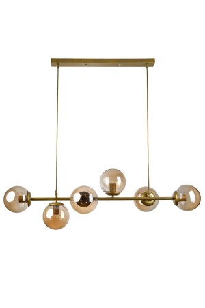 MNZ-ميلانو تصميم حديث غرفة المعيشة غرفة الطعام المطبخ النمط القديم الزجاجي الشنارة 6 صفوف M371646 - Modavize