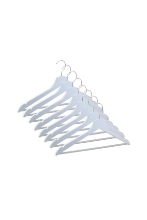 ملابس من الخشب من MNZ - ملابس من الخشب من الحائط من الجوار ملابس من اللون الأبيض من اللون الأبيض 6 قطع - Nyn