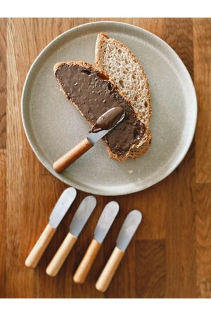 سكين زبدة من البامبو من MNZ سكين فطور 6 قطع - Perotti