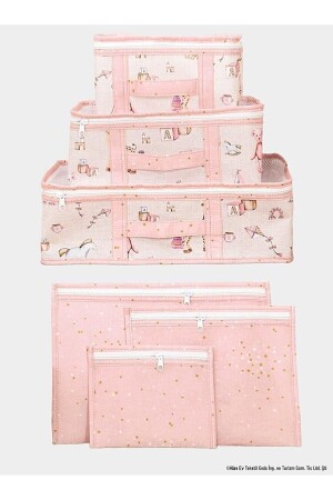 كيس ميلاد الطفل من نوع MNZ - منظمة متعددة الاستخدامات 6 قطع (PINK) - Özlem Toys