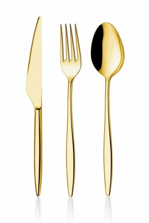 سكين عشاء من الذهب من الـ MNZ 6 قطع روبي TYC00733269683 - Demir Çeyiz