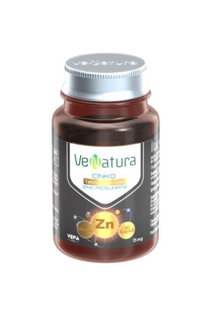 مكمل غذائي من MNZ- زنك 60 كبسولة 15mg - Venatura
