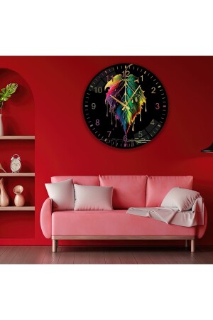 ساعة زجاجية من ورق MNZ - 60 سم CS1205 - EMYA HOME