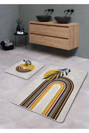 قاعدة من غير المنزلق MNZ غسيل المياه المسبوحة - أوميغا نمط 60*100 سم - 50*60 سم BM0183 - Pilloveland