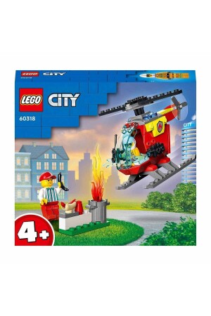 طائرة هليكوبتر إطفاء مدينة MNZ-® 60318 مجموعة بناء (53 قطعة) - Lego