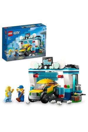غسيل سيارات مدينة MNZ-® 60362 - سيارة للأطفال من سن 6 فصاعداً - Lego