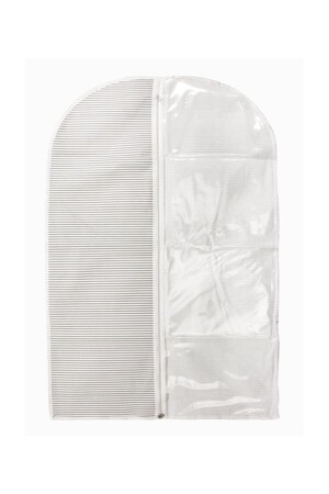 غطاء من ملابس MNZ مع نافذة 60x130 رمادي مشطط 66170920224 - Winbox