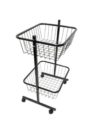 سلة مسباحية ذات طوابق مزدوجة من MNZ ، 60x50 سم ، سلة عرض المنتجات ، سلة الحملة ÇKHS01 - GRİDEKOR