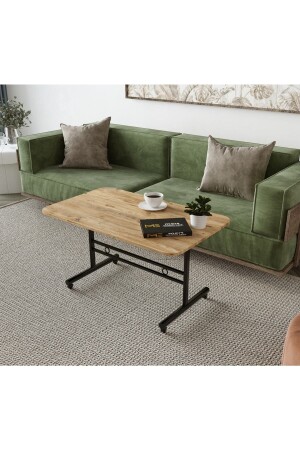 مائدة القهوة ذات العجلات من طراز MNZ مائدة الدراسة مائدة الطعام 60x90 سم 60902235 - Ack