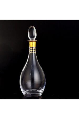 قنينة MNZ مع غطاء - جدار الفم الذهب 61 90812 2402 - AbkaKristal