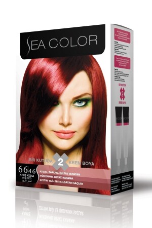 طلاء من طراز MNZ 66 46 أحمر النار - Sea Color