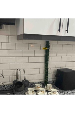 MNZ- ربون الزهرة الاصطناعية أنبوب الغاز الطبيعي زينة 7 مترات السلك العنقودية العنقودية الورق الصغير (1 سم) - Hanedanev