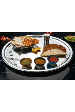 MNZ-الصدأ المقاوم للطابق طاولة مجموعة رقم: 7 عدد القطع 1 TPS077 - BAYDURSAN