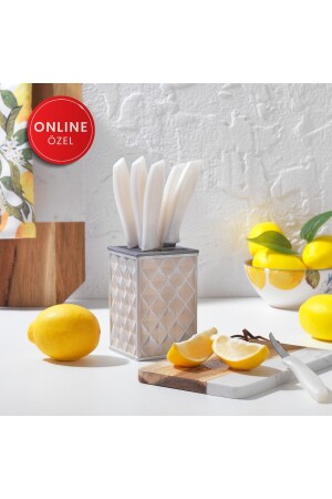 طباخ سريع من طراز MNZ 7 قطع سكين مع منصة 1S0834-14005-BYZ02 - Schafer