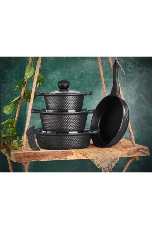 MNZ-كوارتز 7 قطعة طلاء مجموعة سوداء 8699297000523 10010608 - Amboss