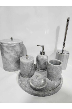 مجموعة حمام من السممر الرمادي من MNZ 7 ليترات - Saritaş