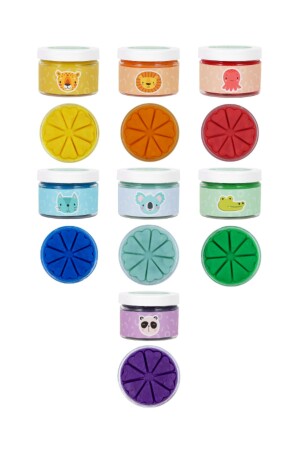 طقم اللعب الطبيعي من طراز MNZ 7 Set لون 7*150gr - Bonnie Play Dough