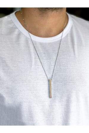 MNZ-الرقبة الرجال الرقم الأربع مساحة الرقم الأربعاء الرقبة الفضية 70 سم - The Collection