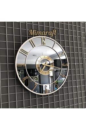 ساعة الجدار المرآة من سلسلة خاصة MNZ - 70 سم SFT-102B702 - Mimaraft
