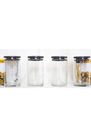 MNZ-فطور 730 Cc مخزن تخزين غطاء رمادية مجموعة 4 43736 TYC00241511156 - Paşabahçe