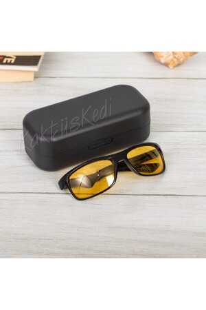 نظارات الرؤية الليلية MNZ مع حماية الرياح - نظارات القيادة والضباب 7480000716849 - KaktüsKedi